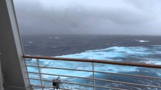 Cruise Ship in Bermuda Triangle Storm [upl. by Ahsrats]