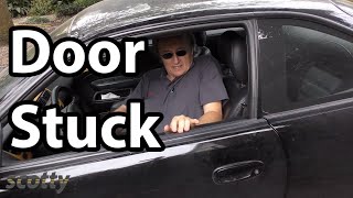 How to Fix a Stuck Car Door that Wont Open [upl. by Sum]