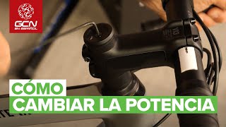 Cómo Reemplazar la POTENCIA de Nuestra Bicicleta de Carretera [upl. by Ahsataj]