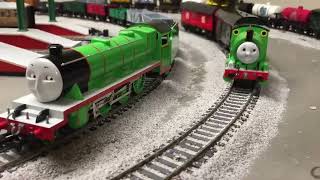 Thomas The Tank Engine amp Friends HO Scale Trains Collection and more [upl. by Dnomra10]