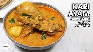 Malaysian Chicken Curry  Roti Canai Chicken Curry Recipe  Roti Canai Curry Sauce  Roti Canai [upl. by Atoiganap]