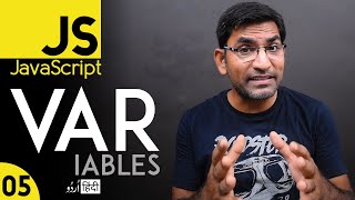 Variables in JavaScript Tutorial in Hindi  Urdu  Class  05 [upl. by Franni]