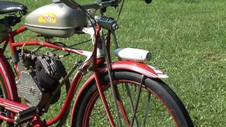 Whizzer Moped 1948 Vintage [upl. by Nagyam]