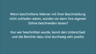 Beschneidung  Erfahrungsbericht 9 [upl. by Iroj]