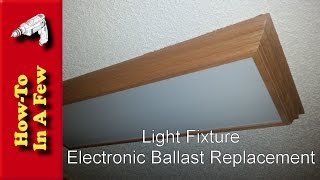 How To Replace The Kitchen Light Ballast [upl. by Meelak789]