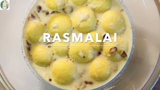 Ras malai  How to make Rosso Malai  Roshmolai  Sattvik Kitchen [upl. by Glaser]