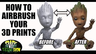 How to airbrush 3D prints the basics [upl. by Chilcote946]