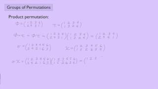 Abstract Algebra 1 Groups of Permutations [upl. by Purdy]