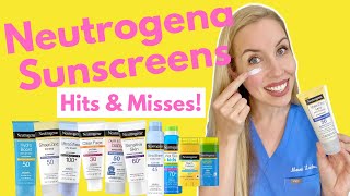 The Truth About Neutrogena Sunscreen Hits and Misses  NOT SPONSORED  Dermatologist Reviews [upl. by Tarrsus118]