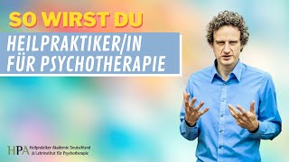 ✅ Heilpraktiker für Psychotherapie werden Anleitung [upl. by Nire]