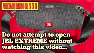 JBL EXTREME HOW TO OPEN [upl. by Mllly]