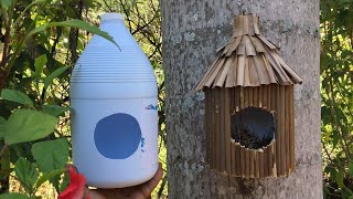 CÓMO HACER CASA DE PÁJAROS  how to make a birdhouse [upl. by Millisent]