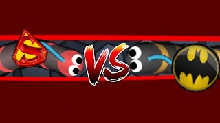 Slitherio  Superman Vs Batman In Slitherio  New Secret Skins [upl. by Adieno165]