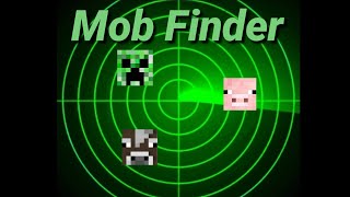 Mob FinderDetector in Minecraft Bedrock Commands no Mod [upl. by Latty]