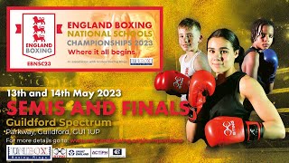 England Boxing National Schools Championships 2023  Finals day two Ring C [upl. by Esiralc]