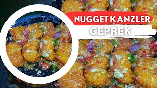 RESEP NUGGET KANZLER GEPREK VIRAL [upl. by Glassman]