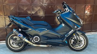 TMax 530 Iron Max 2016 Termignoni Malossi Walkaround [upl. by Georgia]