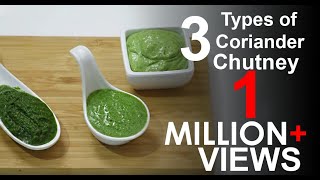 3 Ways to Make Green Chutney  Restaurant Style Coriander Chutney  CHEF HARPAL SINGH SOKHI [upl. by Savior]