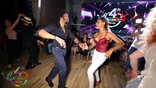 Terry SalsAlianza amp Bersy Cortez  Salsa social dancing  4th World Stars Salsa Festival [upl. by Epoillac]