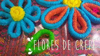 Tutorial Flores de Papel Crepé Corrugado [upl. by Valdis]