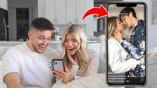 REACTING TO OUR OLD TIKTOK VIDEOS [upl. by Ahgiela651]