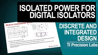 Isolated power for digital isolators [upl. by Illoh646]