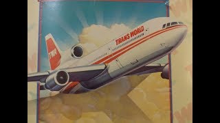 TWA L1011 takeoff exterior amp interior amp flight PHX to STL 1991 [upl. by Ydnyc]