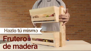 Frutero de madera con Kalley [upl. by Rumilly819]