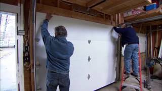 How to install a garage door [upl. by Lotta]