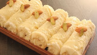 Malai Rolls  10 minute Dessert Recipe  Quick amp Easy Bread Malai Rolls [upl. by Tebzil]