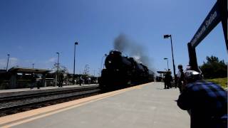 Santa Fe 484 Steam Locomotive 3751 High Speed Pass in 1080p [upl. by Lika]