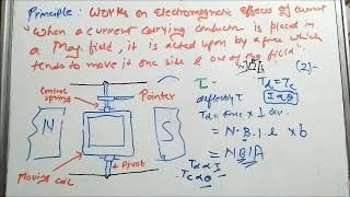 Moving Coil Instruments  Electrical Technology [upl. by Eshelman]