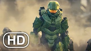 Master Chief Destroys Everyone amp Everything Scene 4K ULTRA HD  Halo Cinematic [upl. by Lansing408]