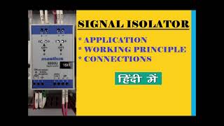 SIGNAL ISOLATOR  MASSIBUS  9000 [upl. by Aleafar967]