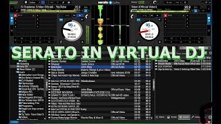 HOW TO USE SERATO IN VIRTUAL DJ [upl. by Horick]