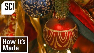 How Its Made Glass Christmas Ornaments [upl. by Anahcra]