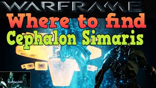 Warframe Where to find Cephalon Simaris [upl. by Jaco]