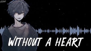 【Nightcore】Born Without A Heart Male versionlyrics [upl. by Aynad]