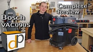 Bosch VAC090S Dust Extractor Review [upl. by Stavros382]