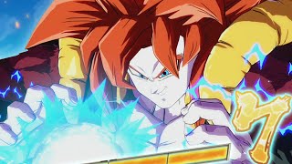 SSJ4 GOGETA ONE SHOTS EVERYONE [upl. by Venterea678]