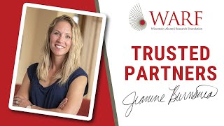 WARF Trusted Partners  Jeanine Burmania [upl. by Iaverne433]