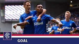 GOAL  Alfredo Morelos  Rangers v Wigan [upl. by Iong79]