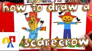 How To Draw A Scarecrow [upl. by Rats]