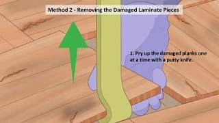 How to Repair Laminate Flooring with Water Damage [upl. by Ferullo]