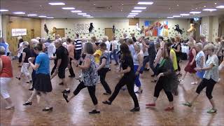 Gone West Line Dance Demonstration with Maggie Gallagher [upl. by Lohse125]