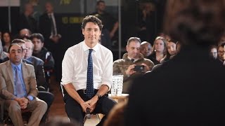 Trudeau answers English question in French because were in Quebec [upl. by Lombard]