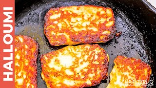 Halloumi Frying Cheese of the Middle East [upl. by Lantha871]