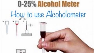 How to use Alcoholometer to measure alcohol percentage in Wine [upl. by Ober]