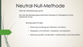 Neutral Null Methode Heilpraktiker Lernvideos [upl. by Domeniga]