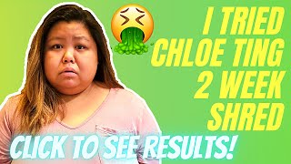 🚨I TRIED CHLOE TING 2 WEEK SHRED CHALLENGE 🚨Plus Size Edition [upl. by Nayb]